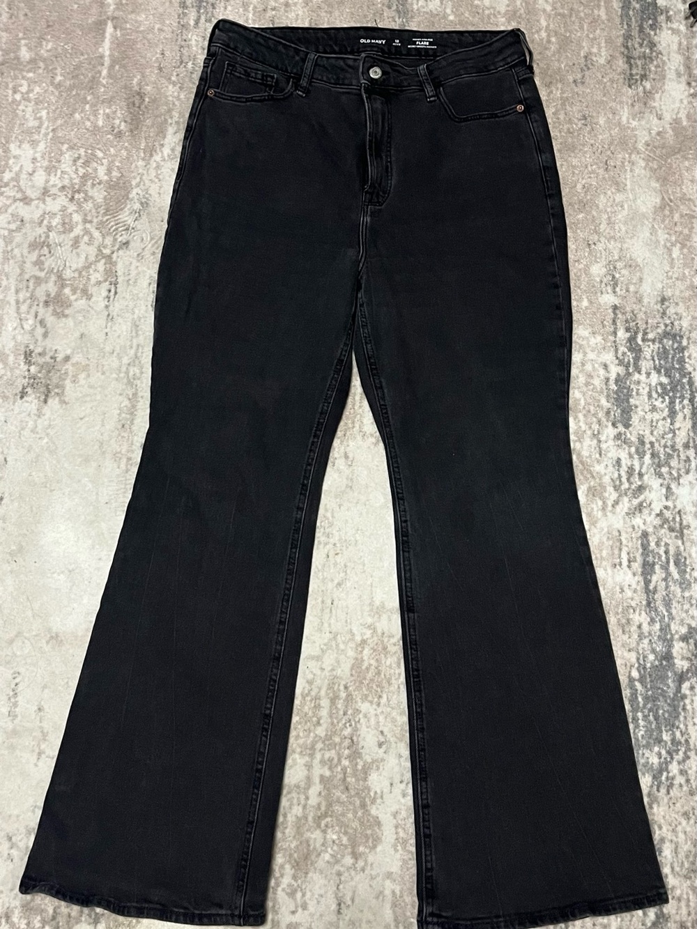 Black Women's Flared Jeans